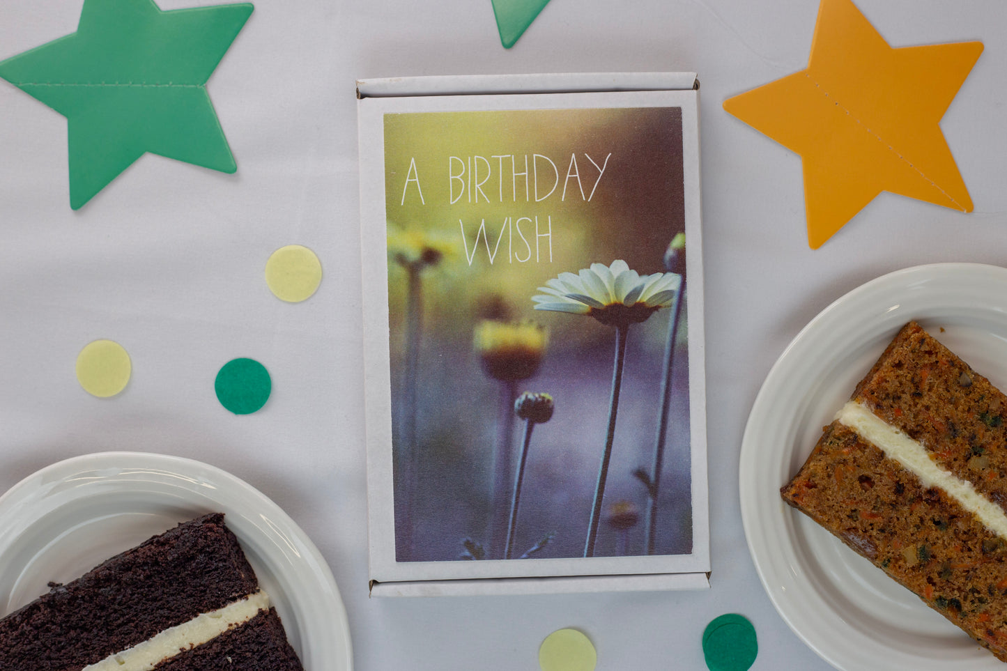 Daisy Birthday Wish - Cake Card