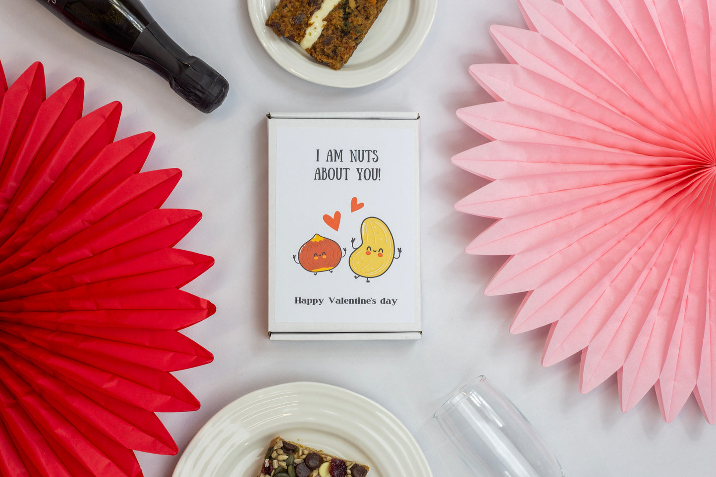 I am nuts about you - Cake Card
