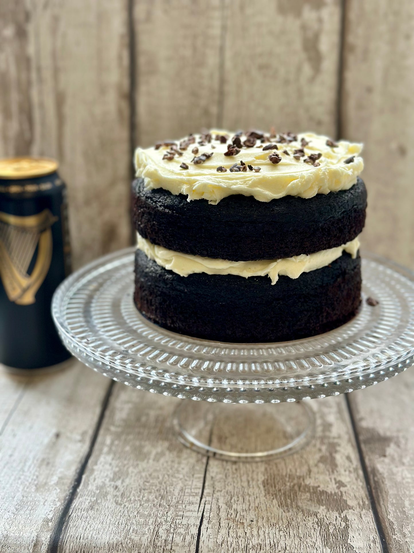 Round Chocolate Guinness Cake