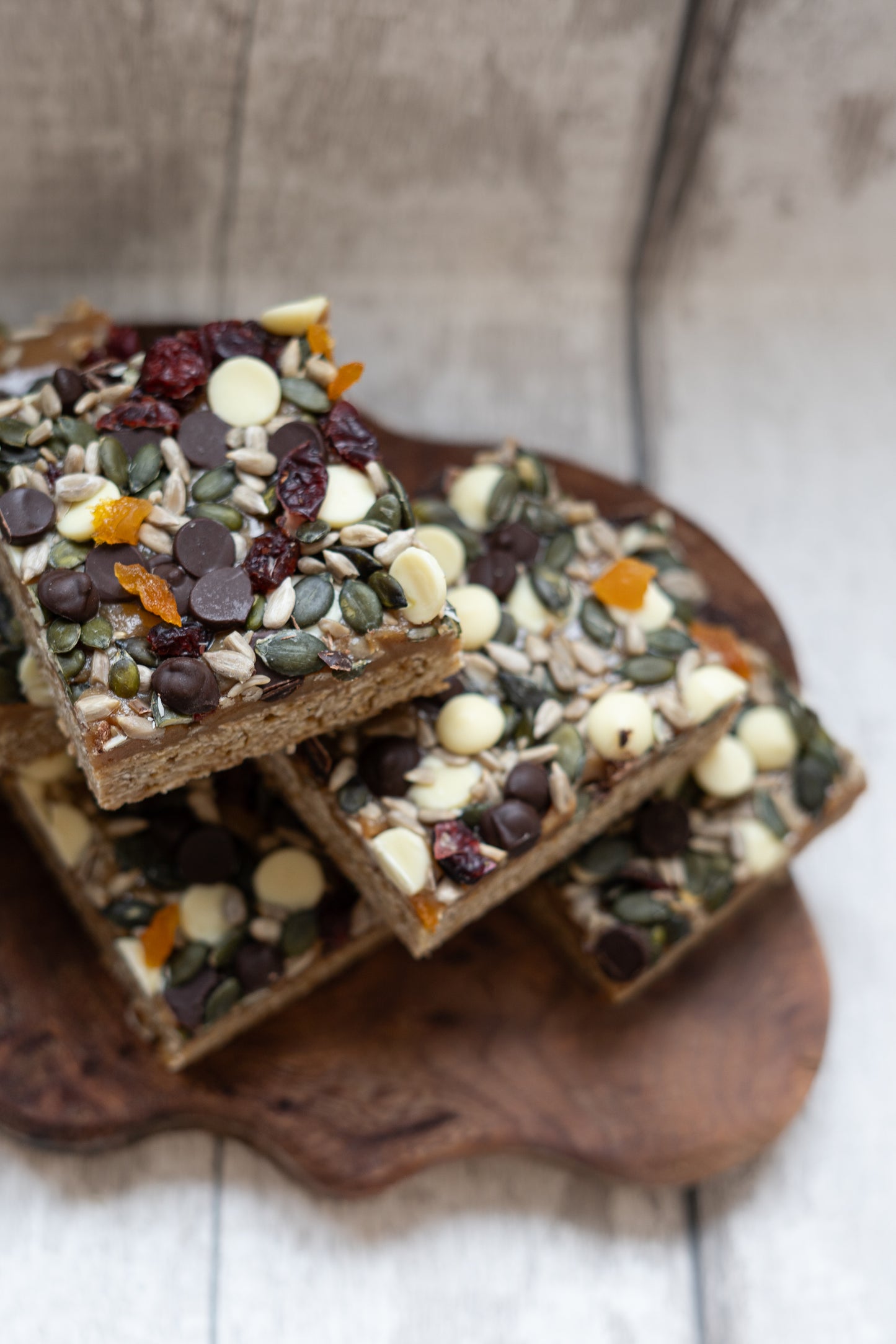 Six Box of Happy Slice- squidgy flapjack topped with luxurious, creamy caramel