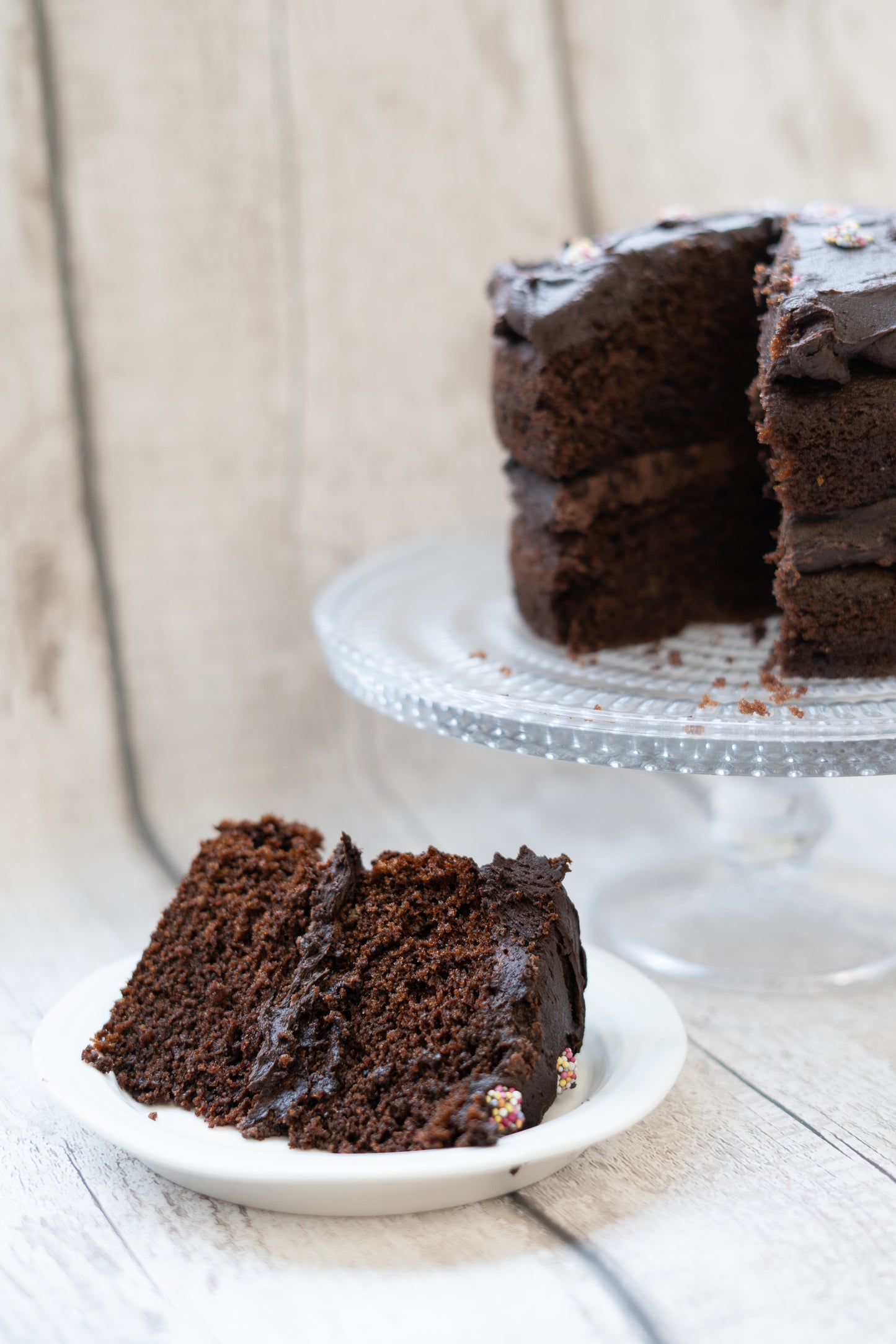 Customisable Rectangular Chocolate Cake
