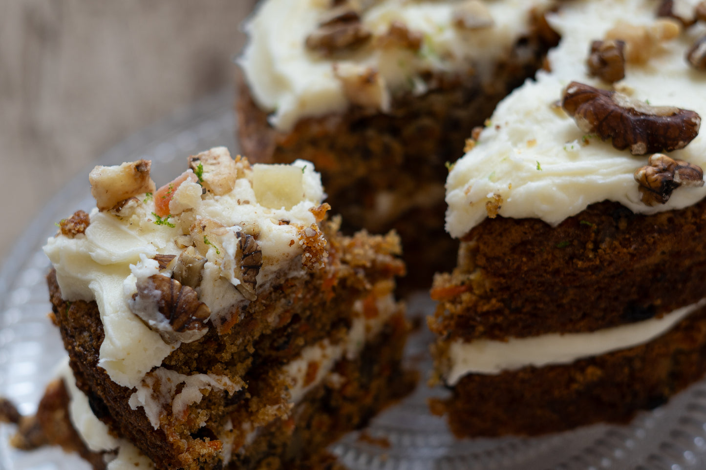 Round Carrot Cake