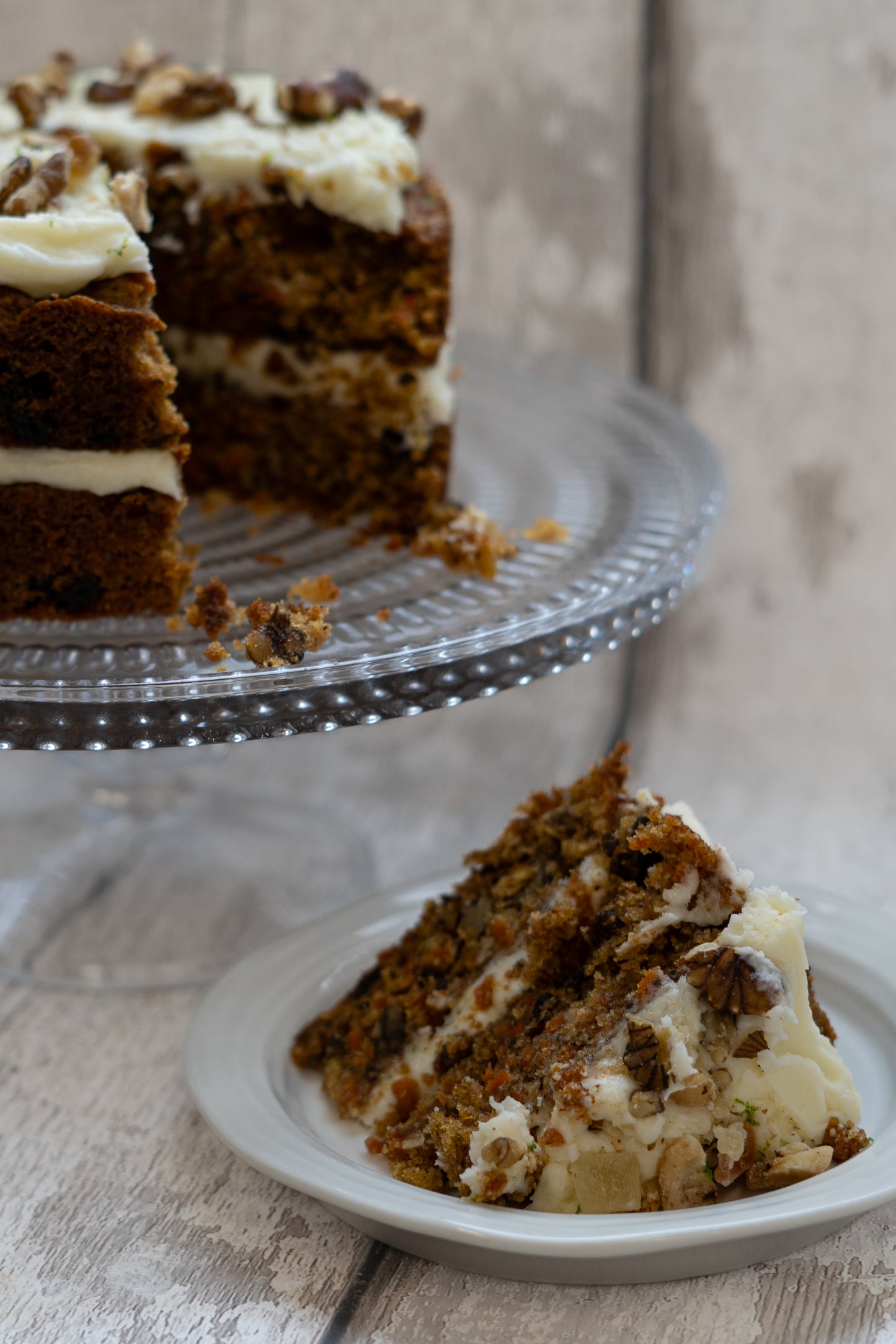 Customisable Rectangular Carrot Cake