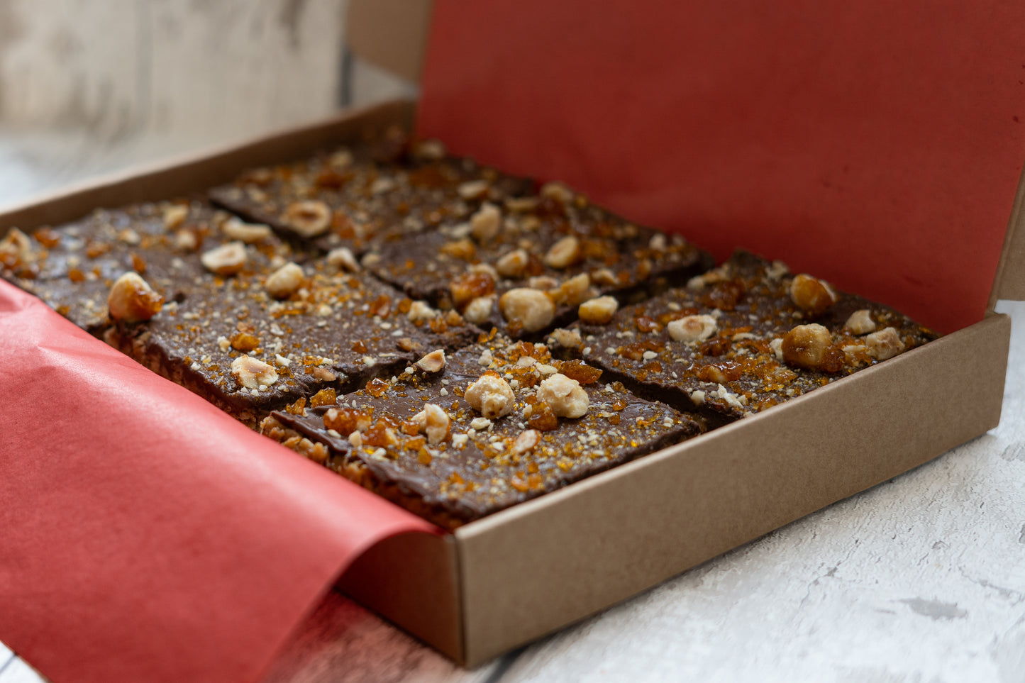 Six Box of Nutella Flapjack