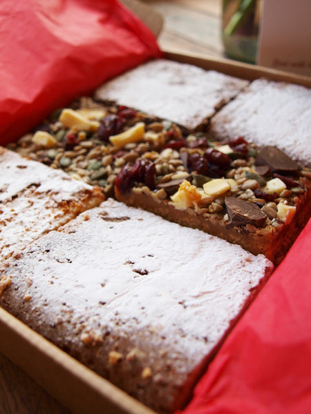 Lazy Cow Mix - A box packed with Hunky Brownies, Lucious Blondies and Squidgy Happy Slices