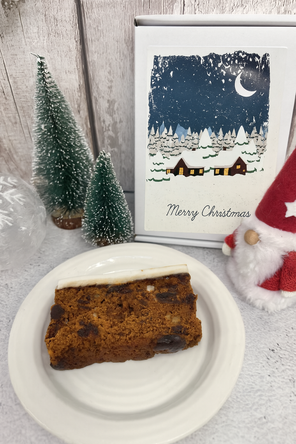Merry Christmas Starry Night - Cake Card