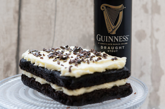 Customisable Rectangular Chocolate Guinness Cake