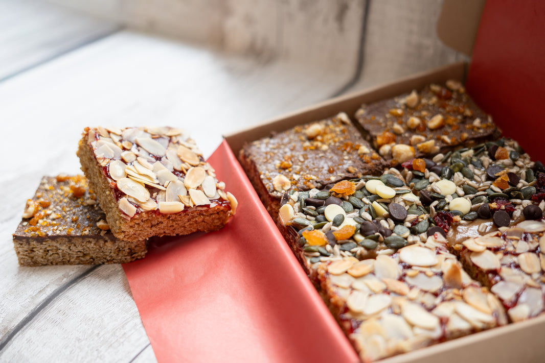 Letterbox Brownies & Flapjacks – Lazy Cow Cake Company